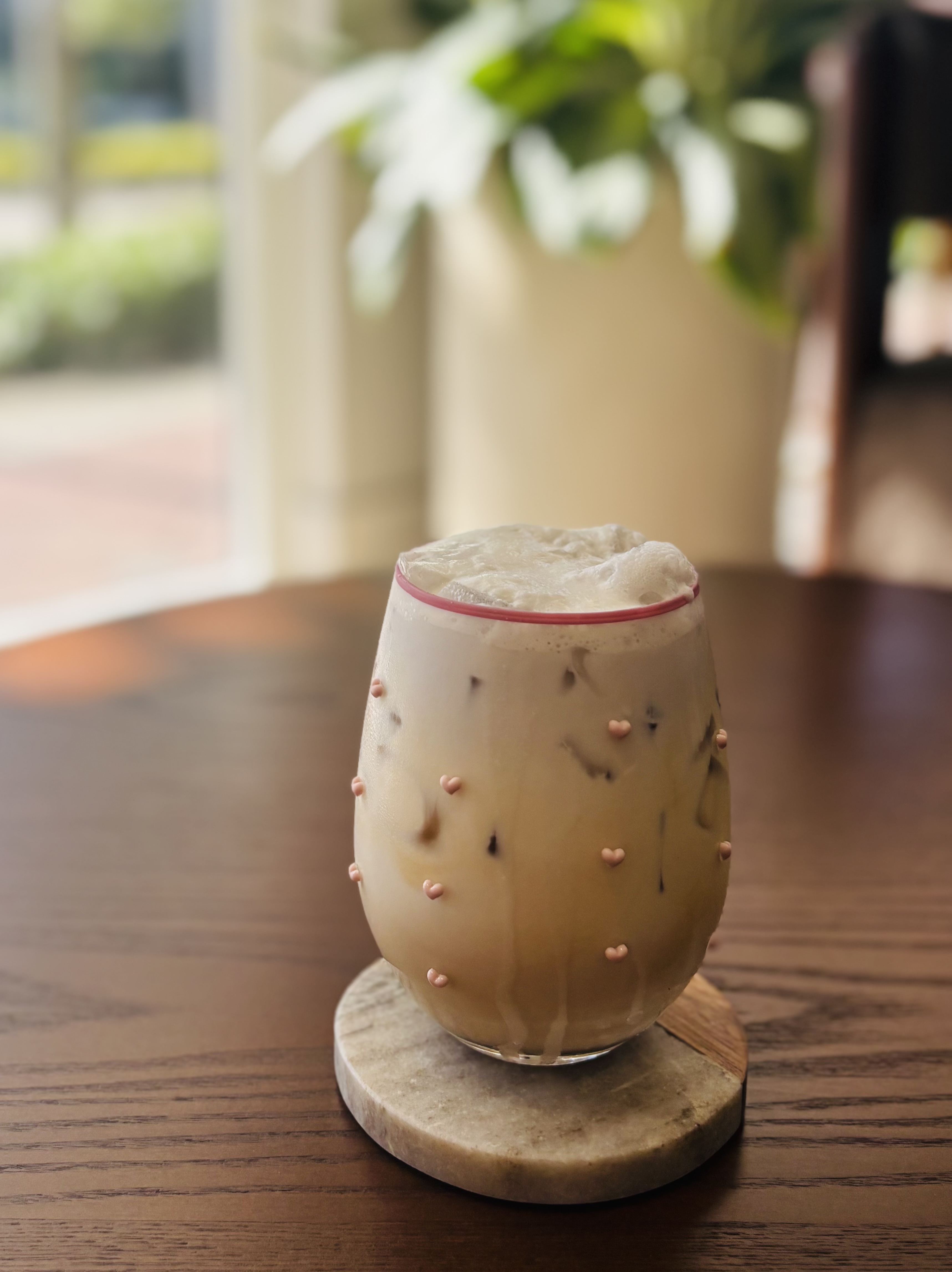 Latte · Lavender cold foam at Con Calma Specialty Coffee